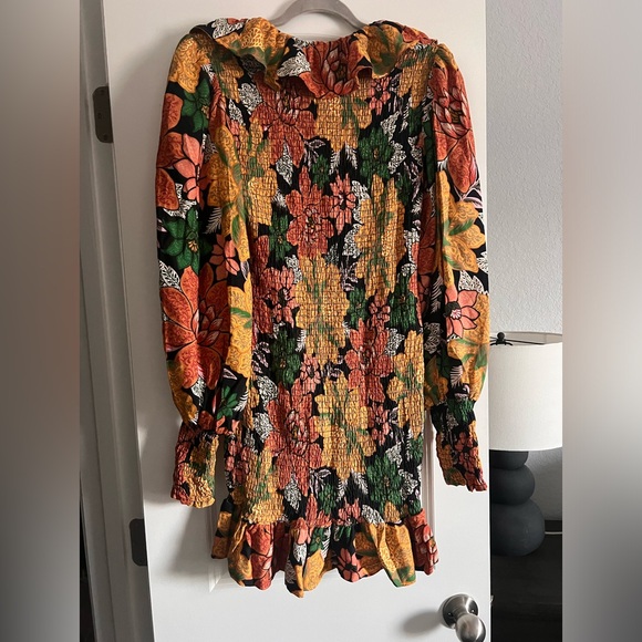 FARM Rio - GARDEN BLACK MINI DRESS - Picture 2 of 5